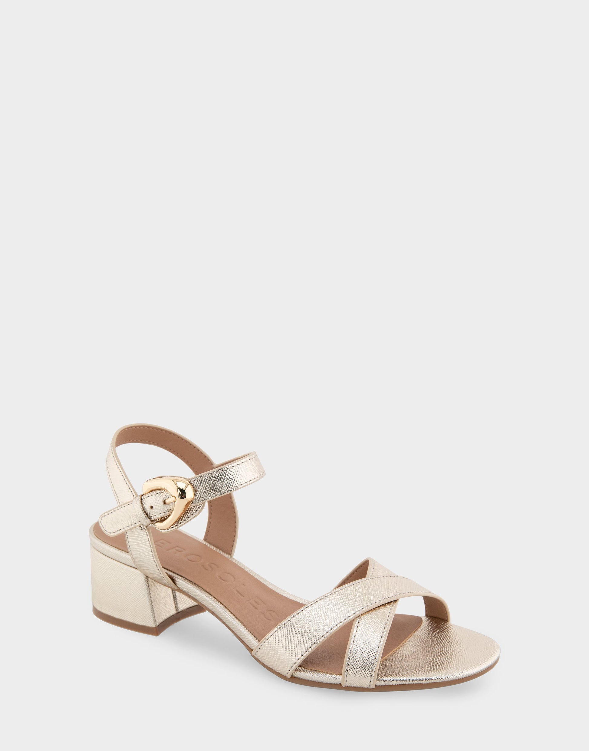 Aerosoles Dress Sandals in Gold Metallic