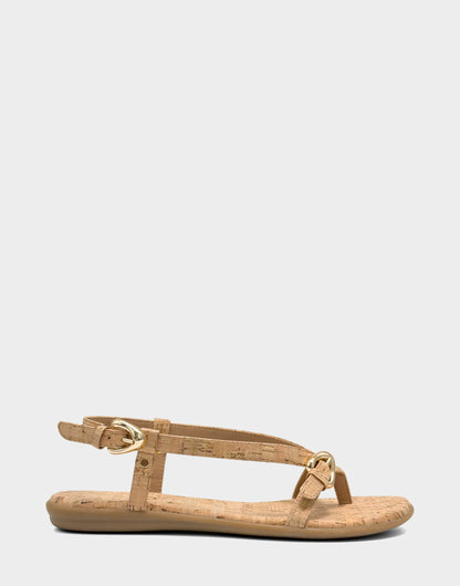 Aerosoles Flat Sandal in Cork
