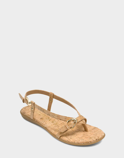 Aerosoles Flat Sandal in Cork