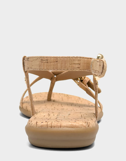 Aerosoles Flat Sandal in Cork