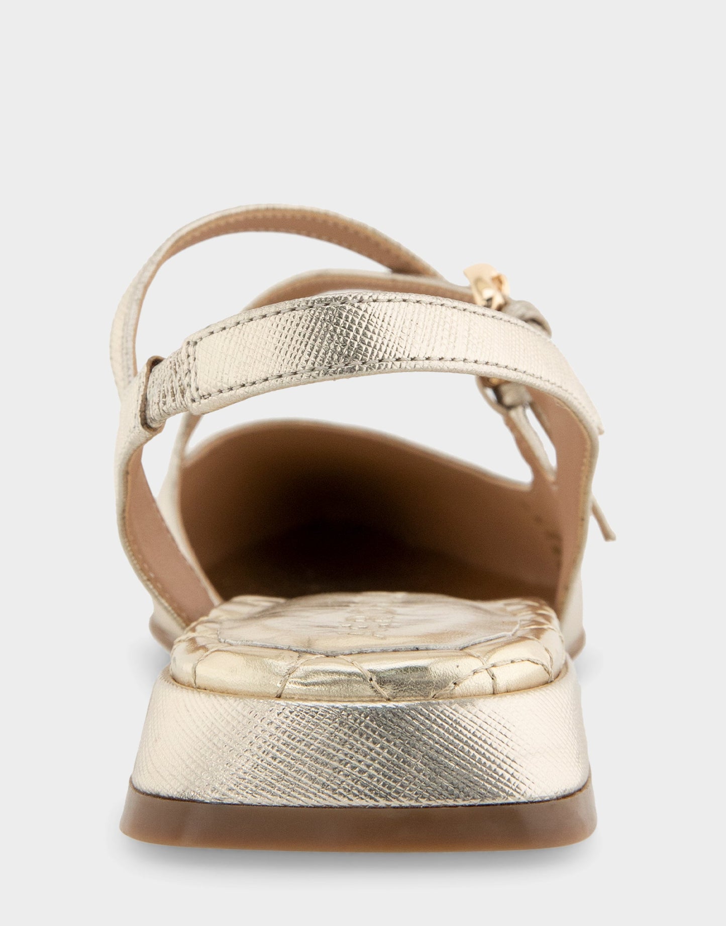 Aerosoles Slingback Flats in Gold Metallic Textured