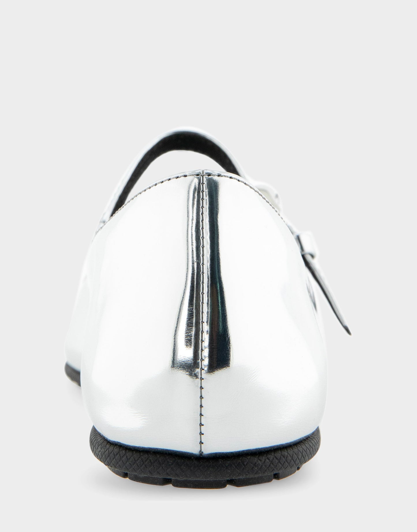 Aerosoles Mary Jane Flat in Silver Mirror Metallic