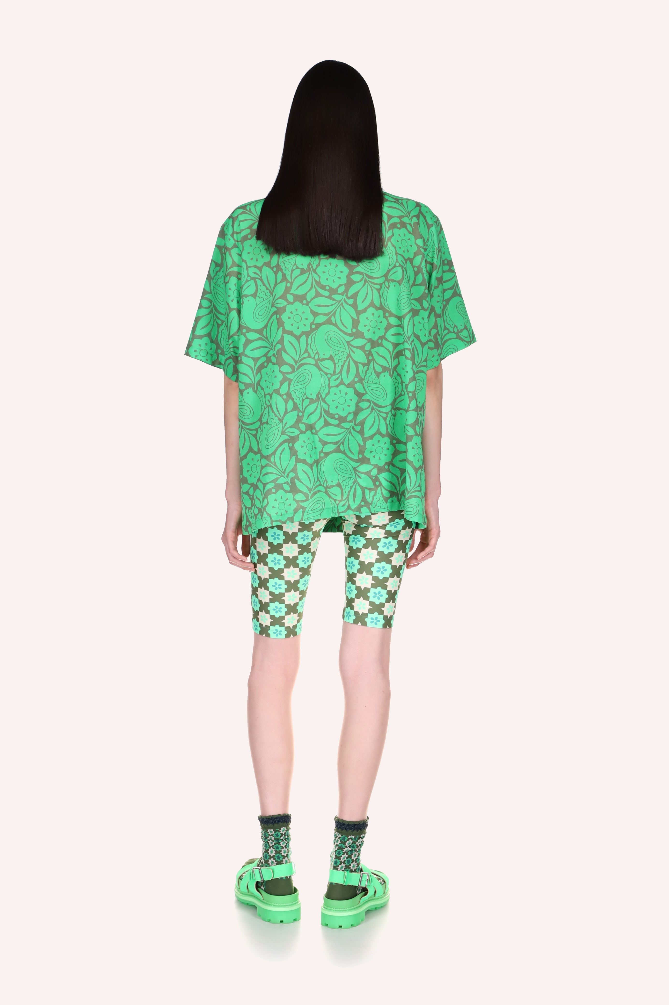Utopian Gingham Bike Shorts - Anna Sui Discount