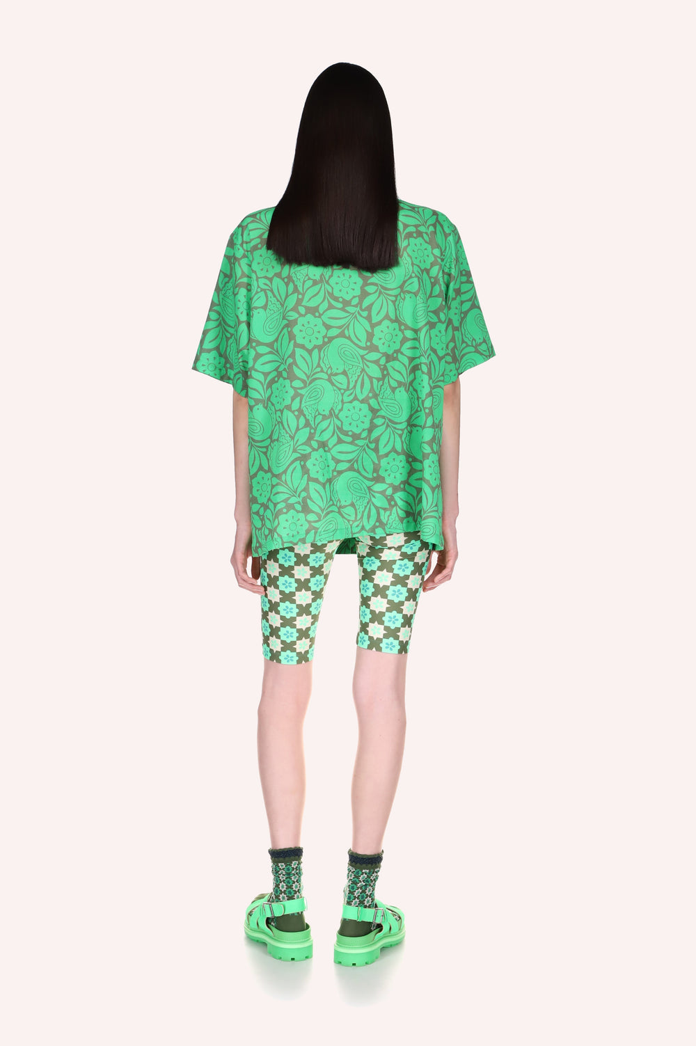 Utopian Gingham Bike Shorts - Anna Sui Discount