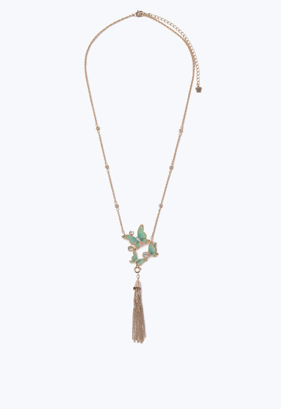 Butterfly Trio Statement Necklace - Anna Sui Outlet
