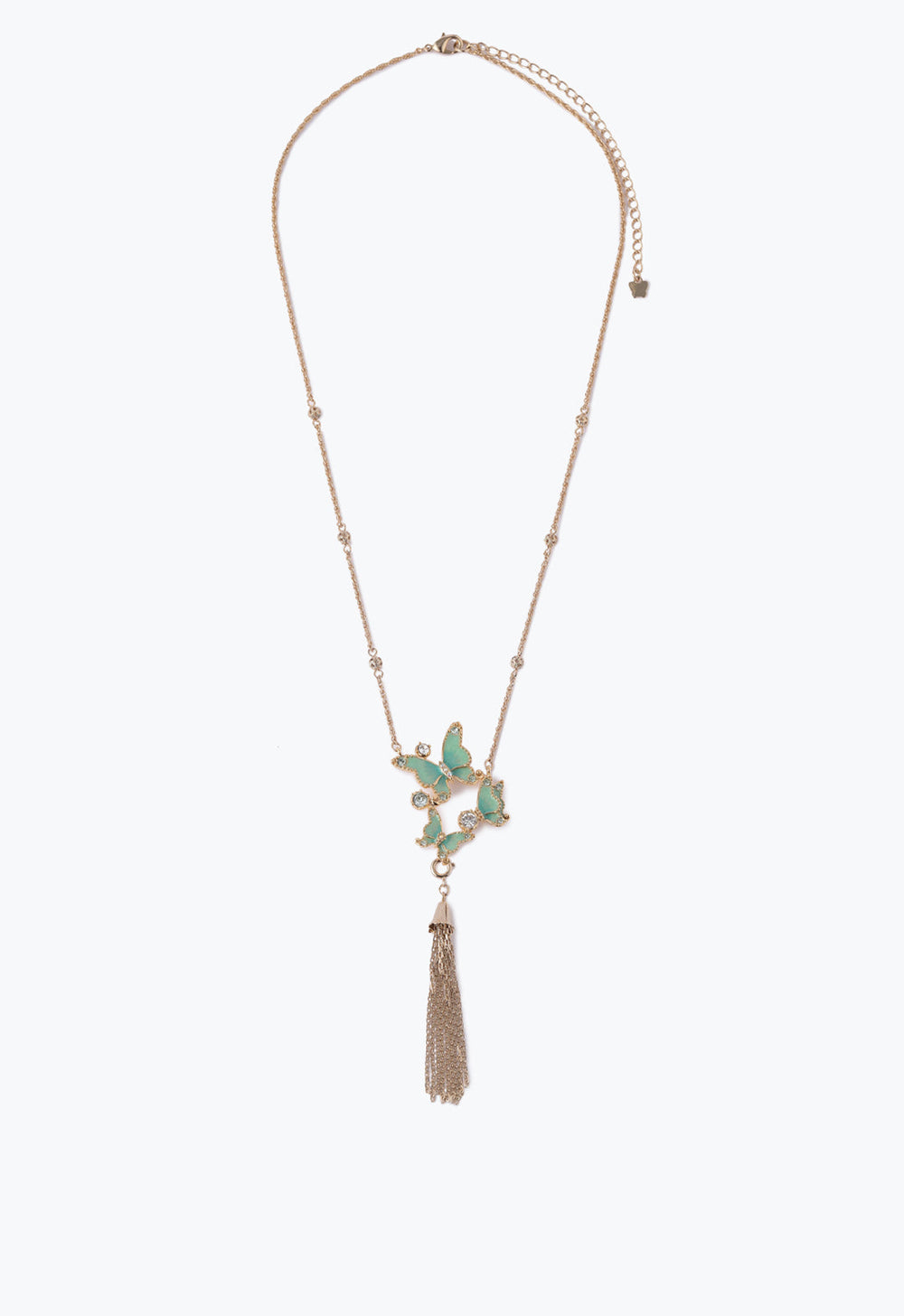 Butterfly Trio Statement Necklace - Anna Sui Outlet