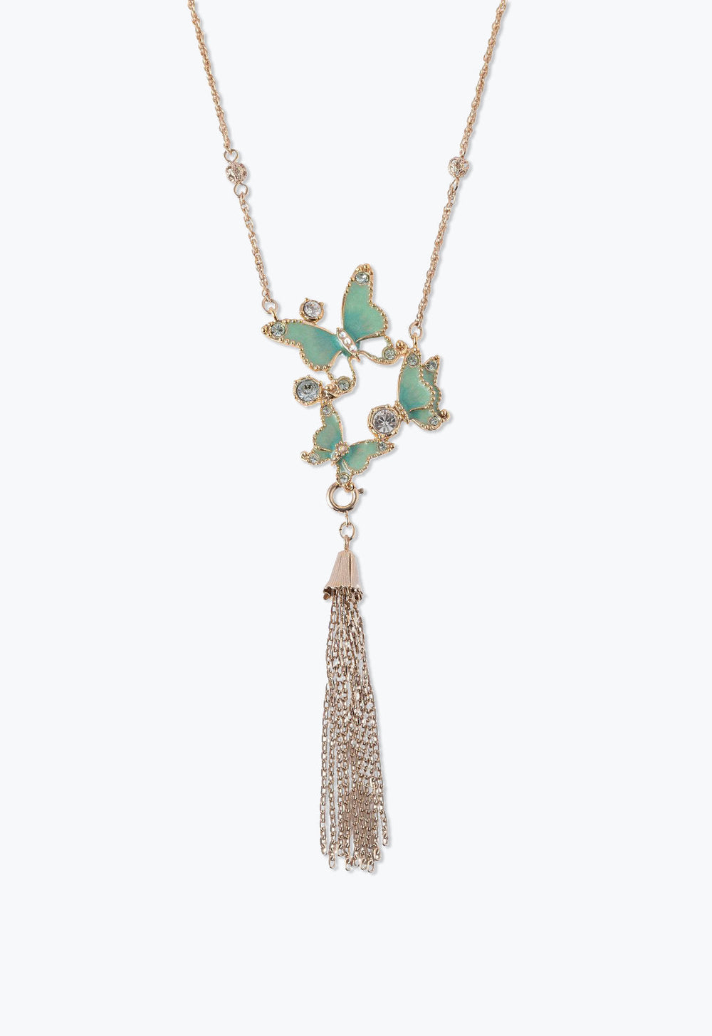 Butterfly Trio Statement Necklace - Anna Sui Outlet