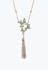 Butterfly Trio Statement Necklace - Anna Sui Outlet