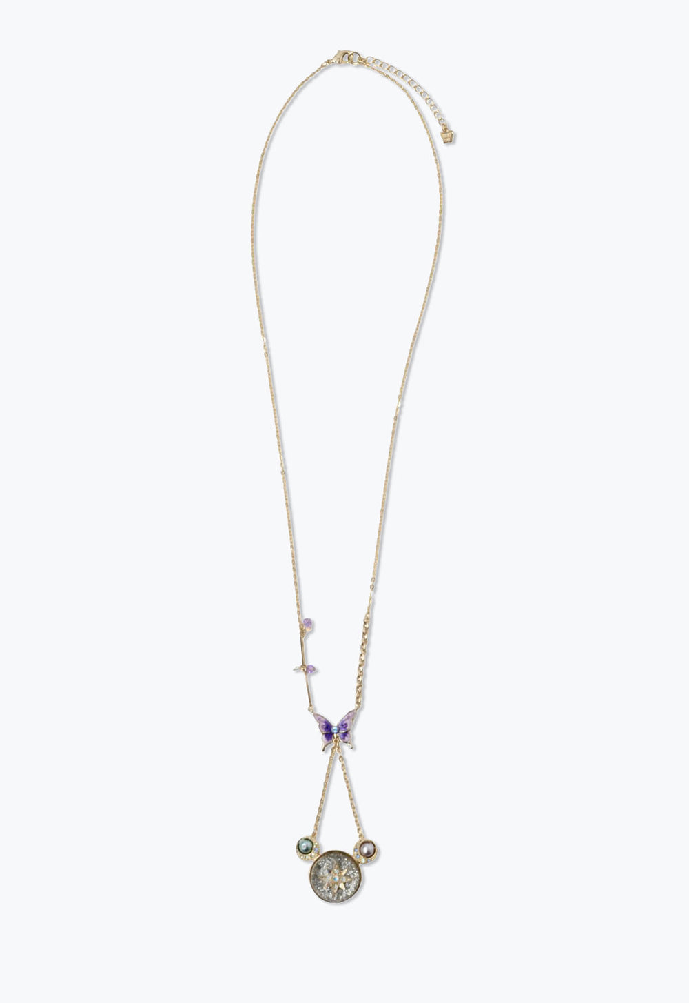 Butterfly Crescent Necklace - Anna Sui Online