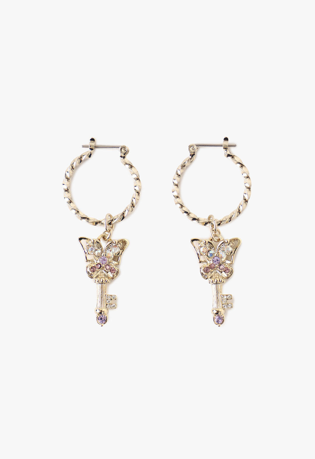 Butterfly Key Earrings - Anna Sui Discount