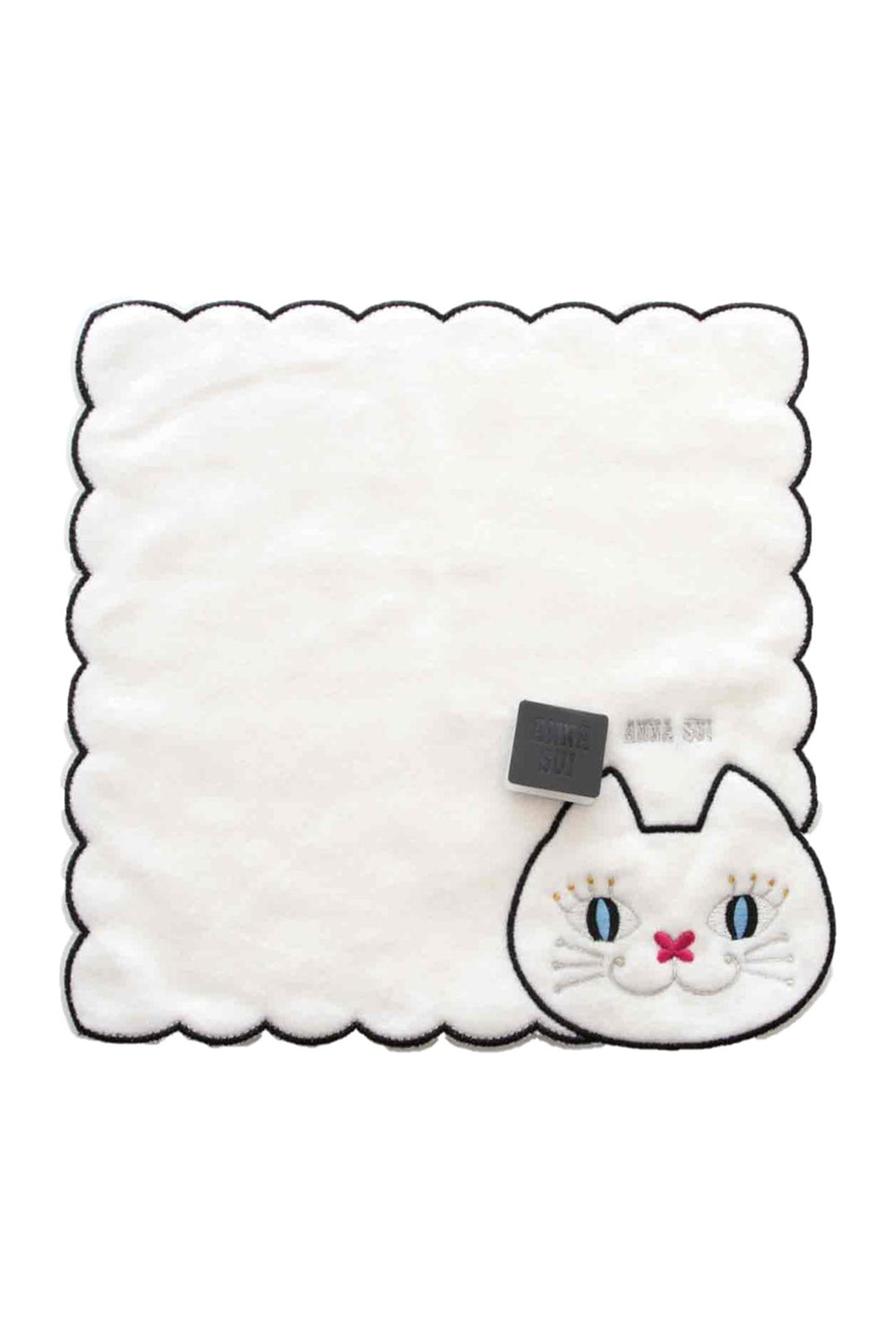 Cat Embroidery Washcloth - Anna Sui Sale