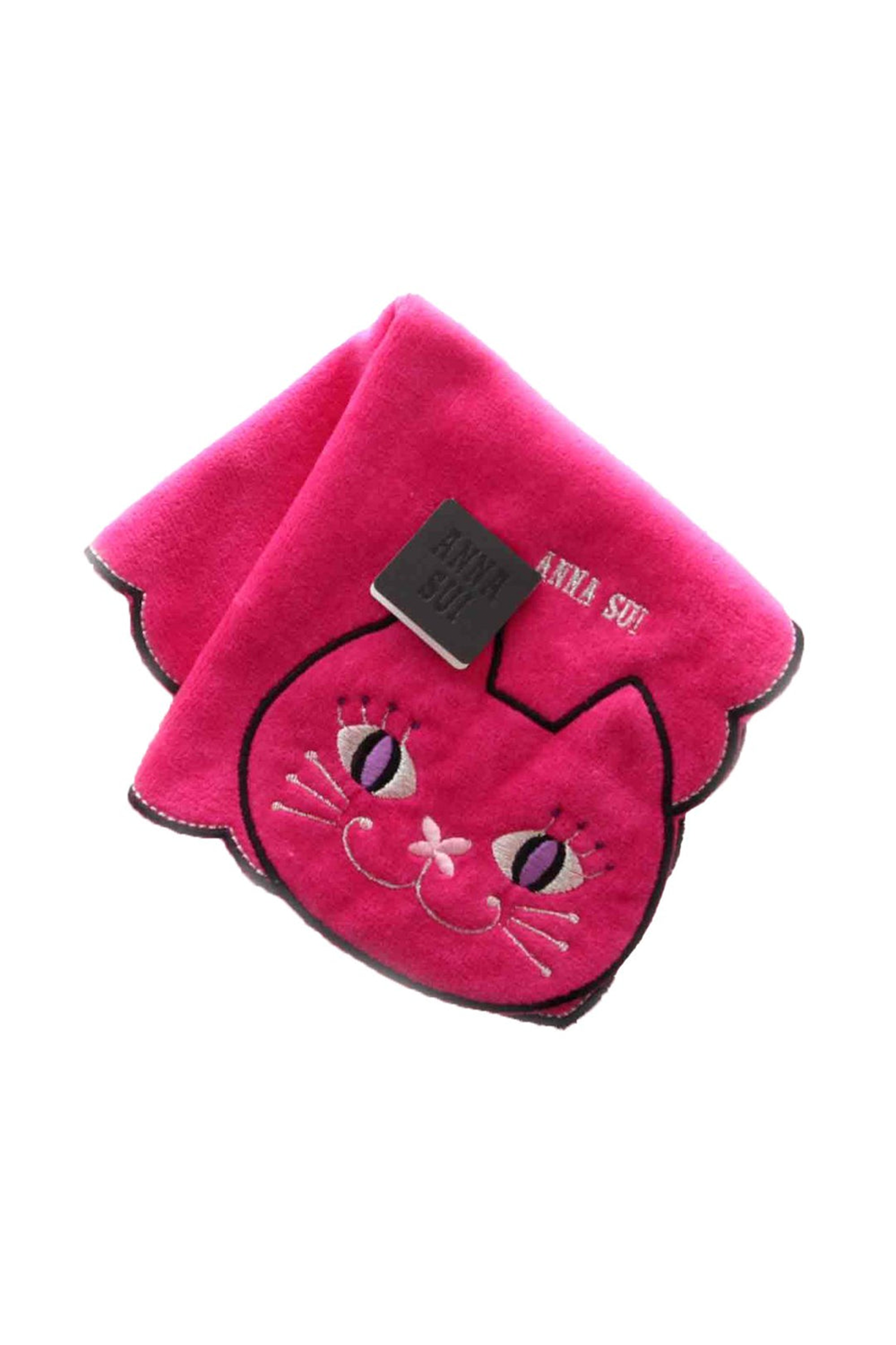 Cat Embroidery Washcloth - Anna Sui Sale