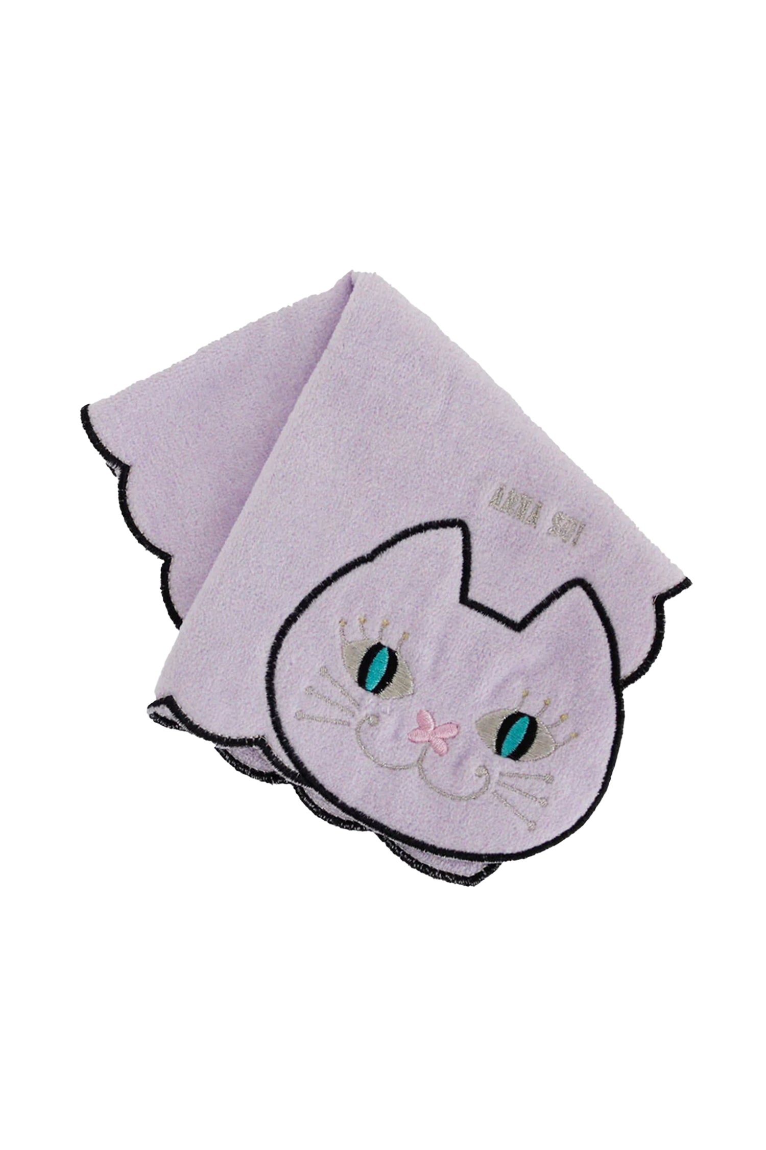 Cat Embroidery Washcloth - Anna Sui Sale