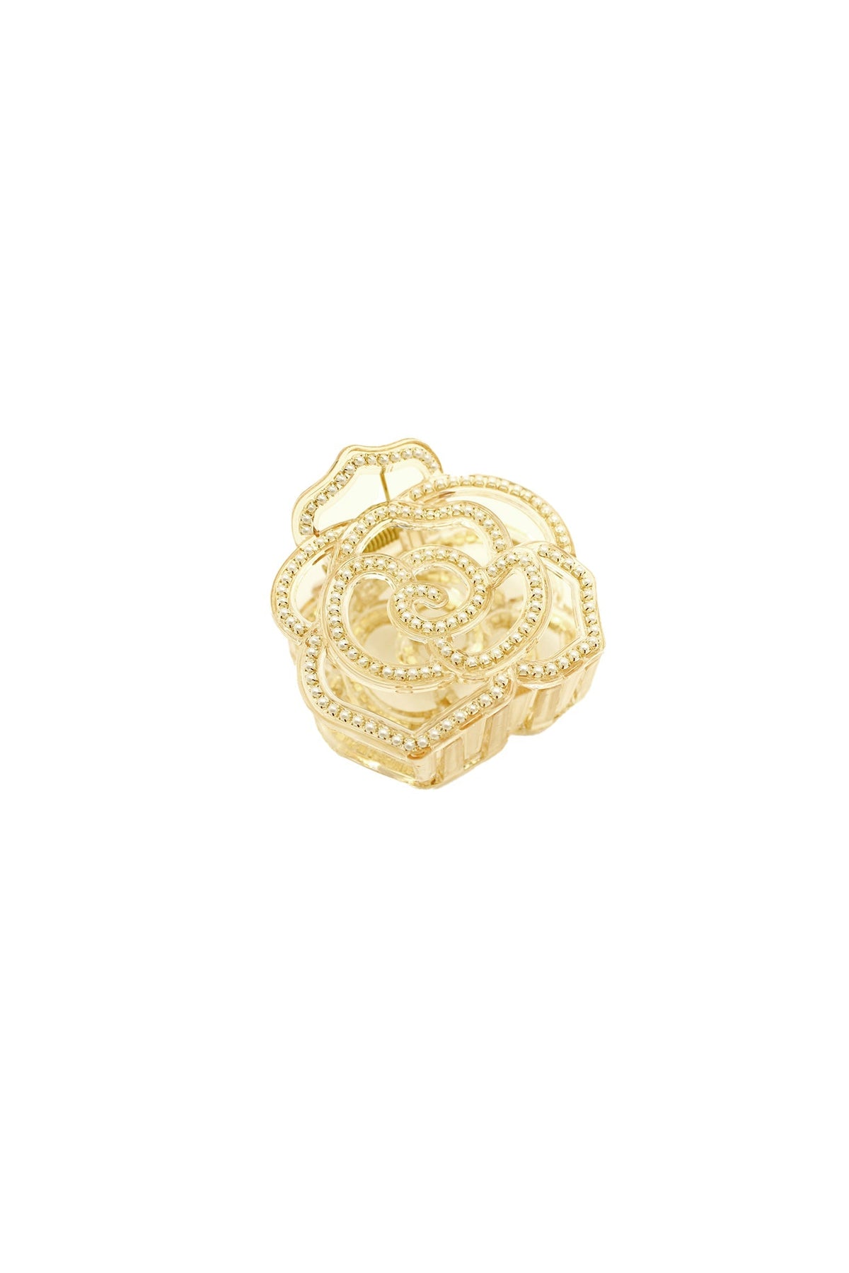 Large Vera Cut Out Flower Jaw Clip - Ivory - Anna Sui Sale
