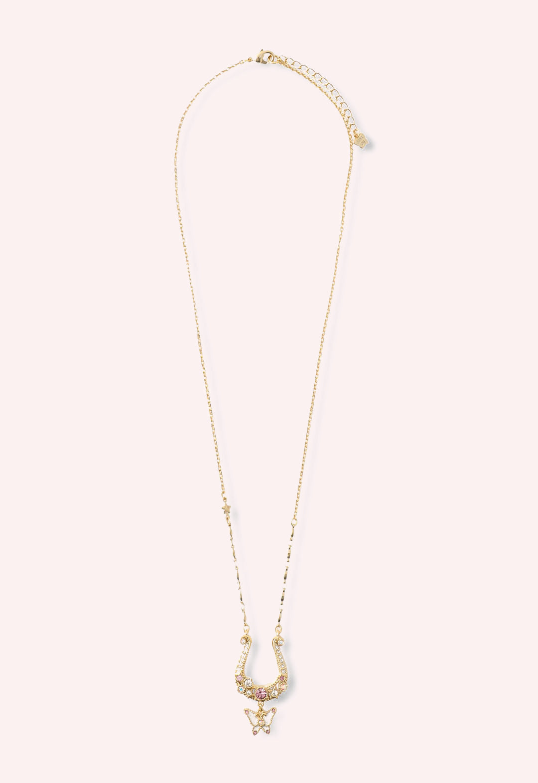 Lucky Horseshoe Charm Necklace - Gold - Anna Sui US