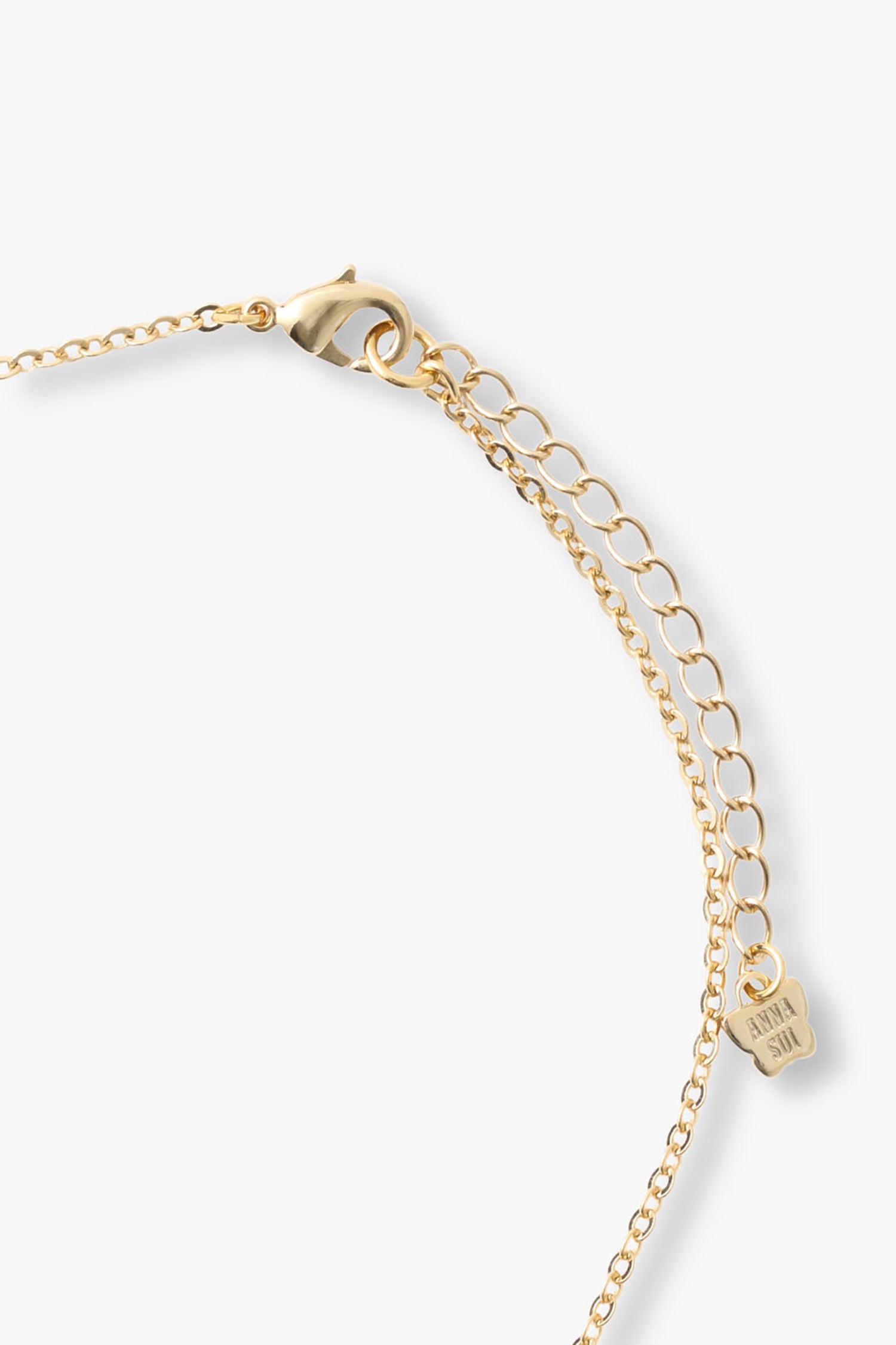 Lucky Horseshoe Charm Necklace - Gold - Anna Sui US