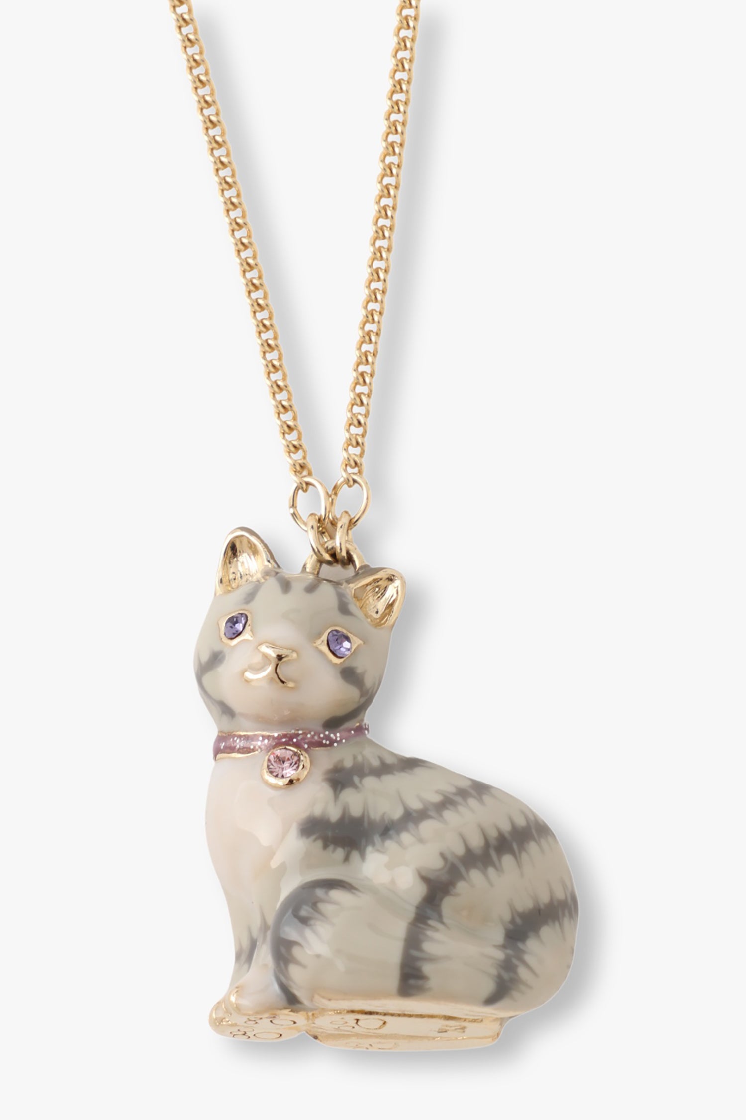 Cat Necklace - Grey Multi - Anna Sui Outlet