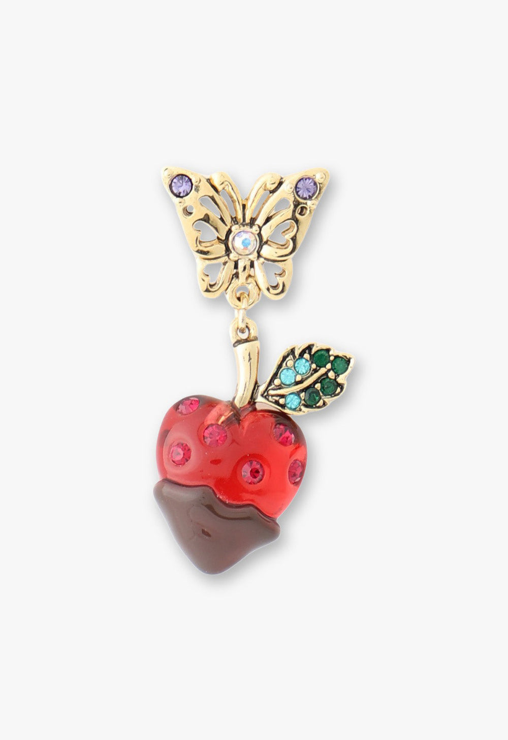Chocolate Covered Strawberry Earrings - Red Multi - Anna Sui Online