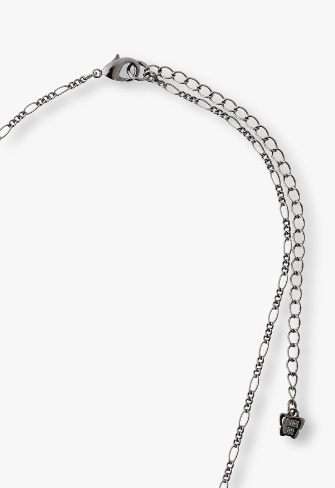 Bejeweled Butterfly Princess Necklace - Violet Gunmetal - Anna Sui Outlet