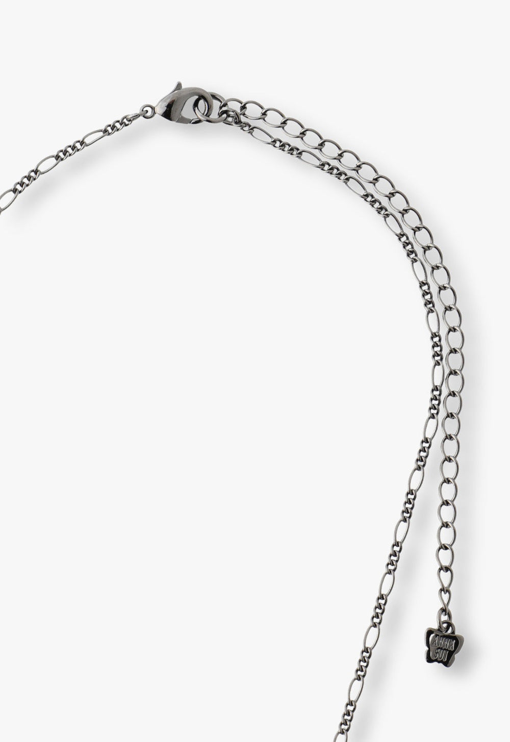 Bejeweled Butterfly Princess Necklace - Violet Gunmetal - Anna Sui Outlet