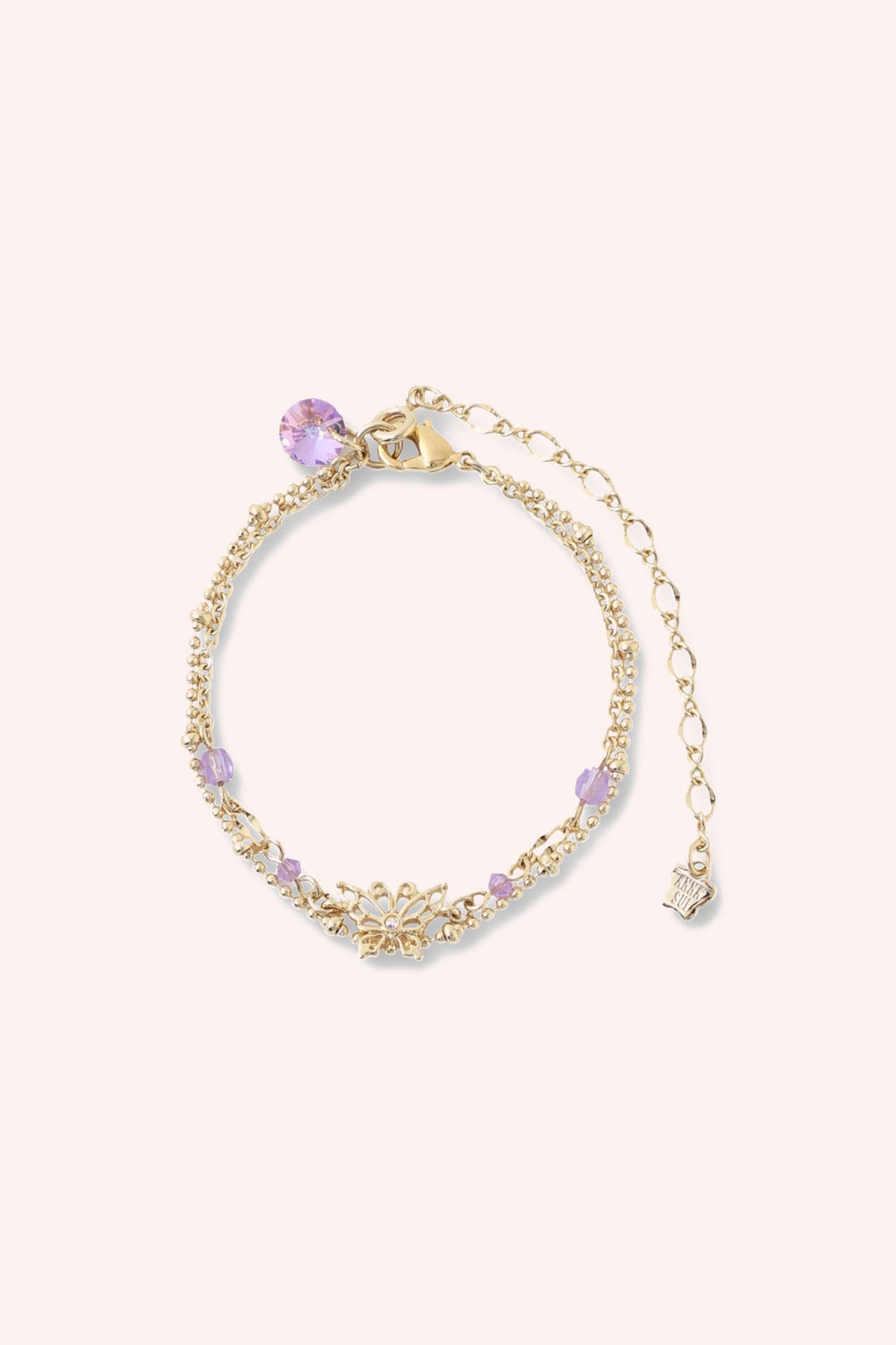 Aquamarine Butterfly Bracelet - Anna Sui Outlet