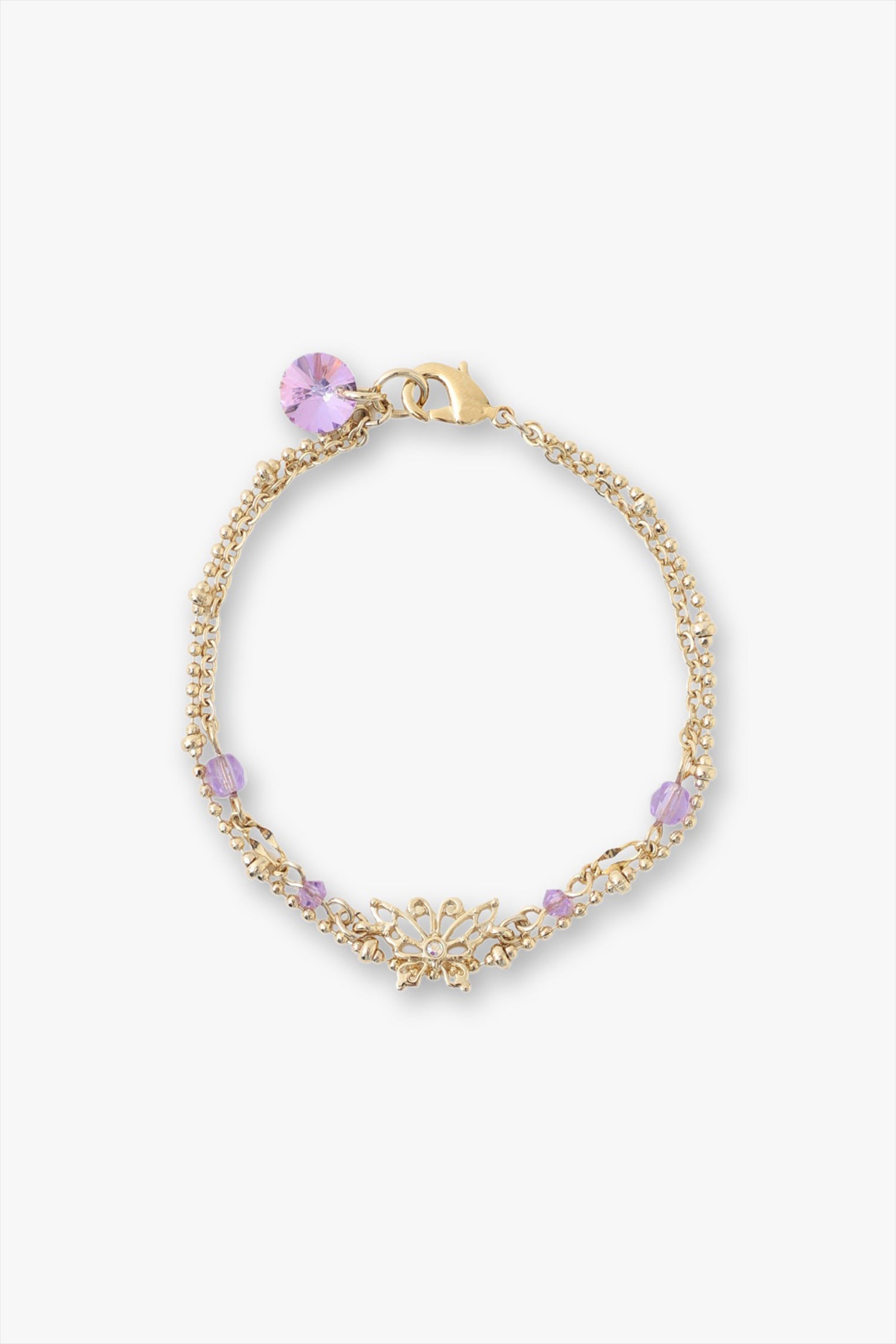 Aquamarine Butterfly Bracelet - Anna Sui Outlet