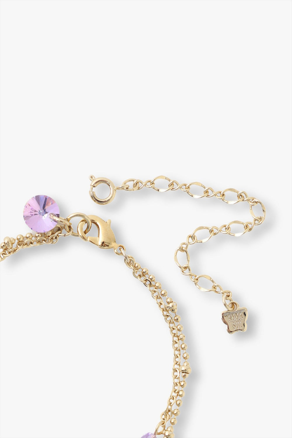 Aquamarine Butterfly Bracelet - Anna Sui Outlet