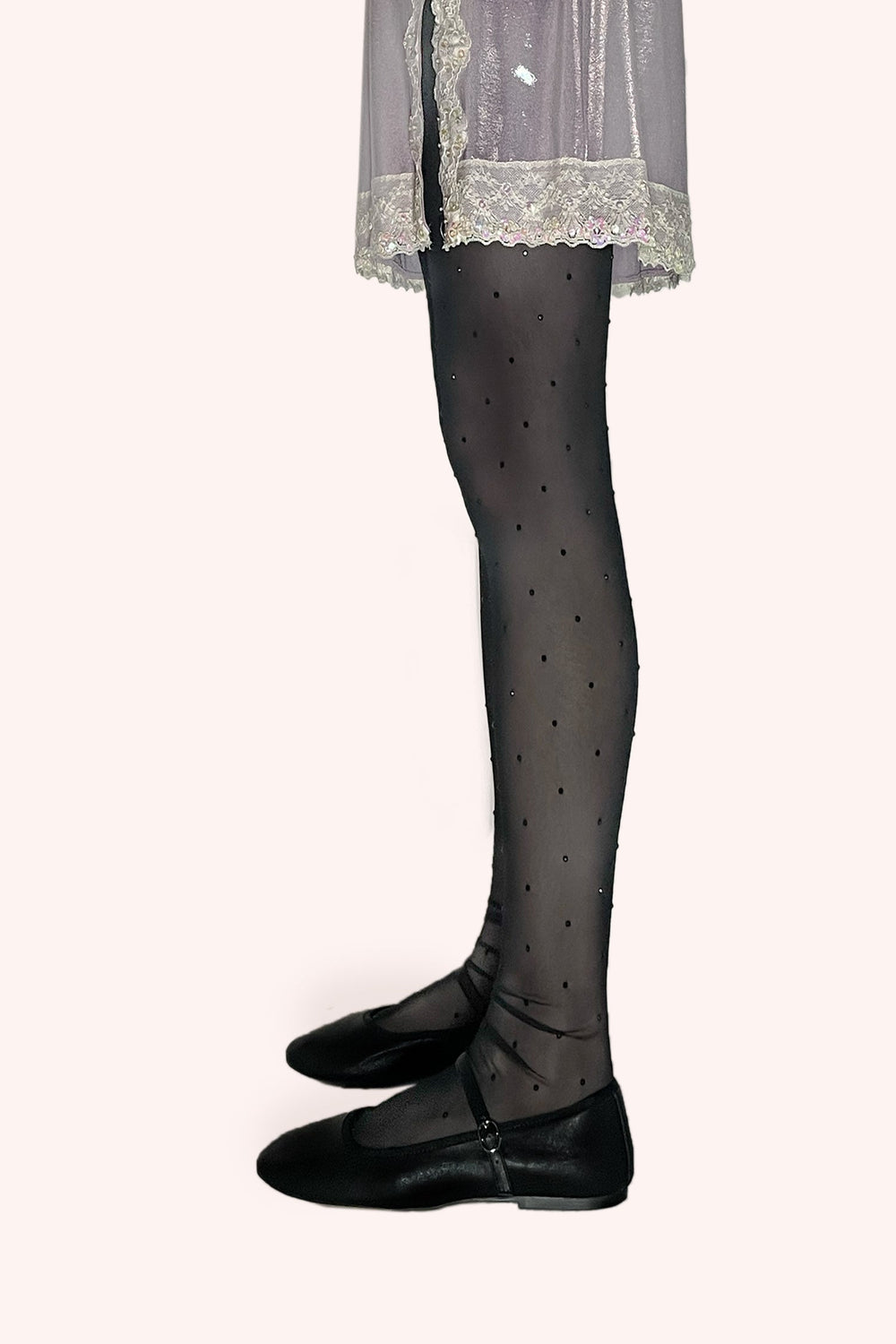 Rhinestone Mesh Leggings - Anna Sui Sale