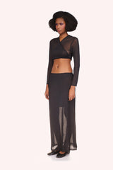 Rhinestone Mesh Skirt - Anna Sui Sale