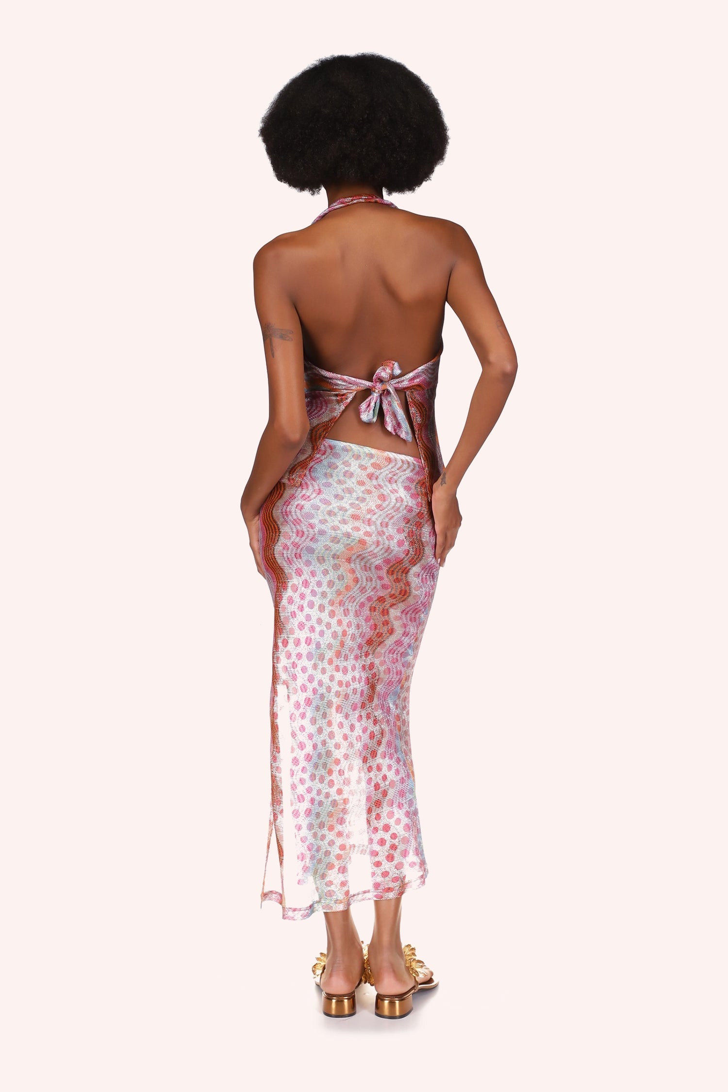 Swirly Rainbow Knit Skirt - Anna Sui Online