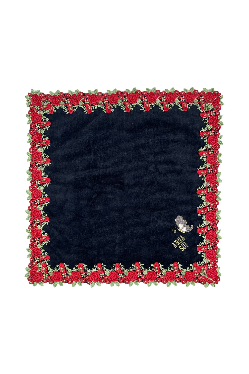 Rose Embroidery Washcloth - Anna Sui Sale