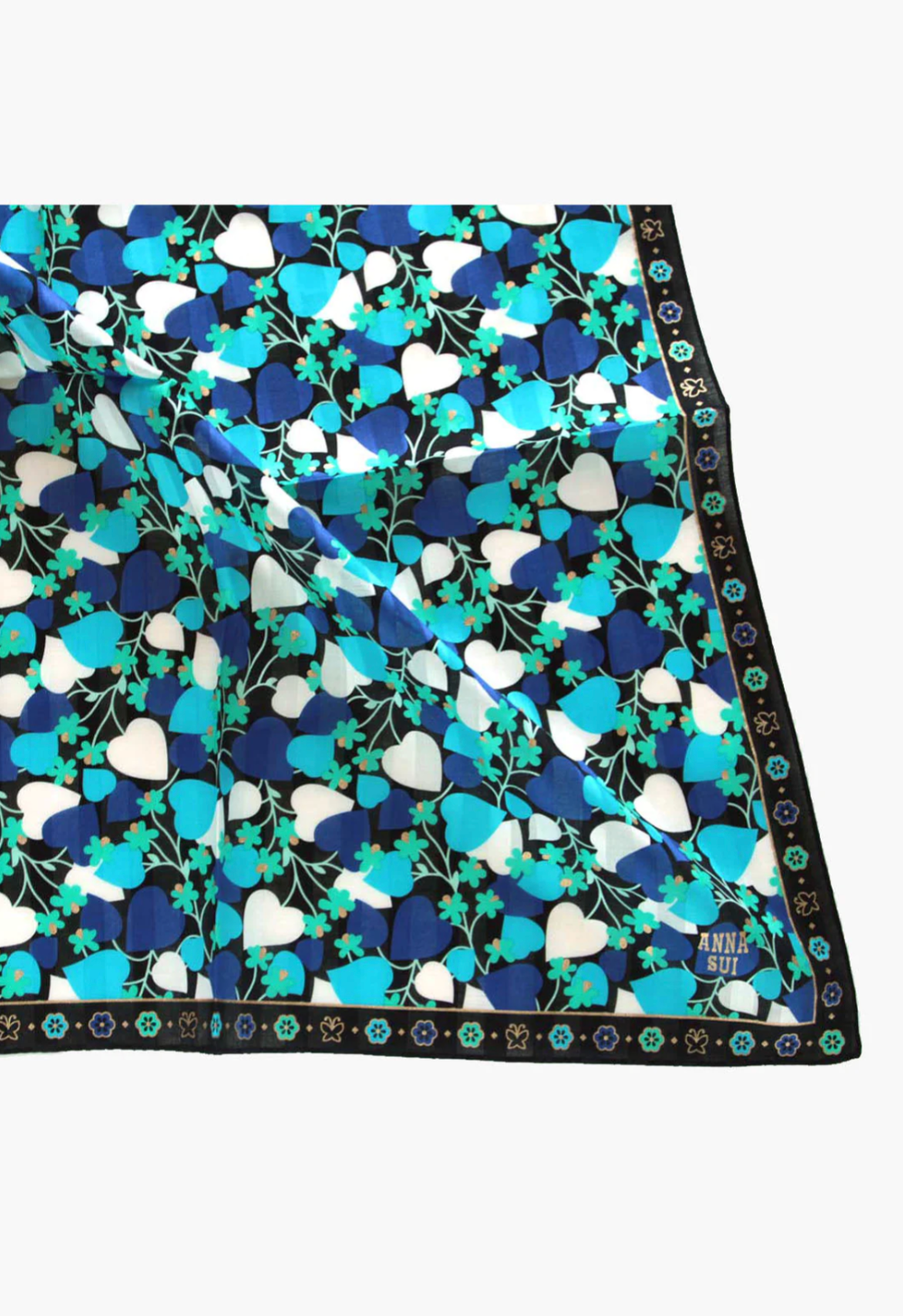 Blooming Hearts Handkerchief - Anna Sui Outlet