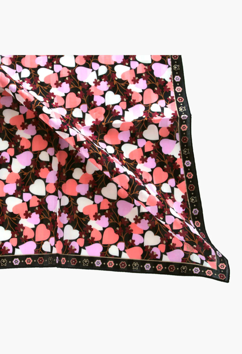 Blooming Hearts Handkerchief - Anna Sui Outlet
