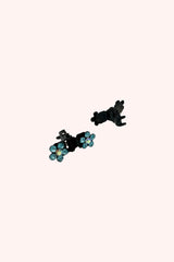 Baby Gemstone Daisy Jaw Clip Pair Blue - Anna Sui Outlet