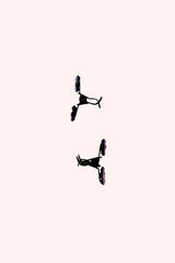 Baby Gemstone Daisy Jaw Clip Pair Blue - Anna Sui Outlet