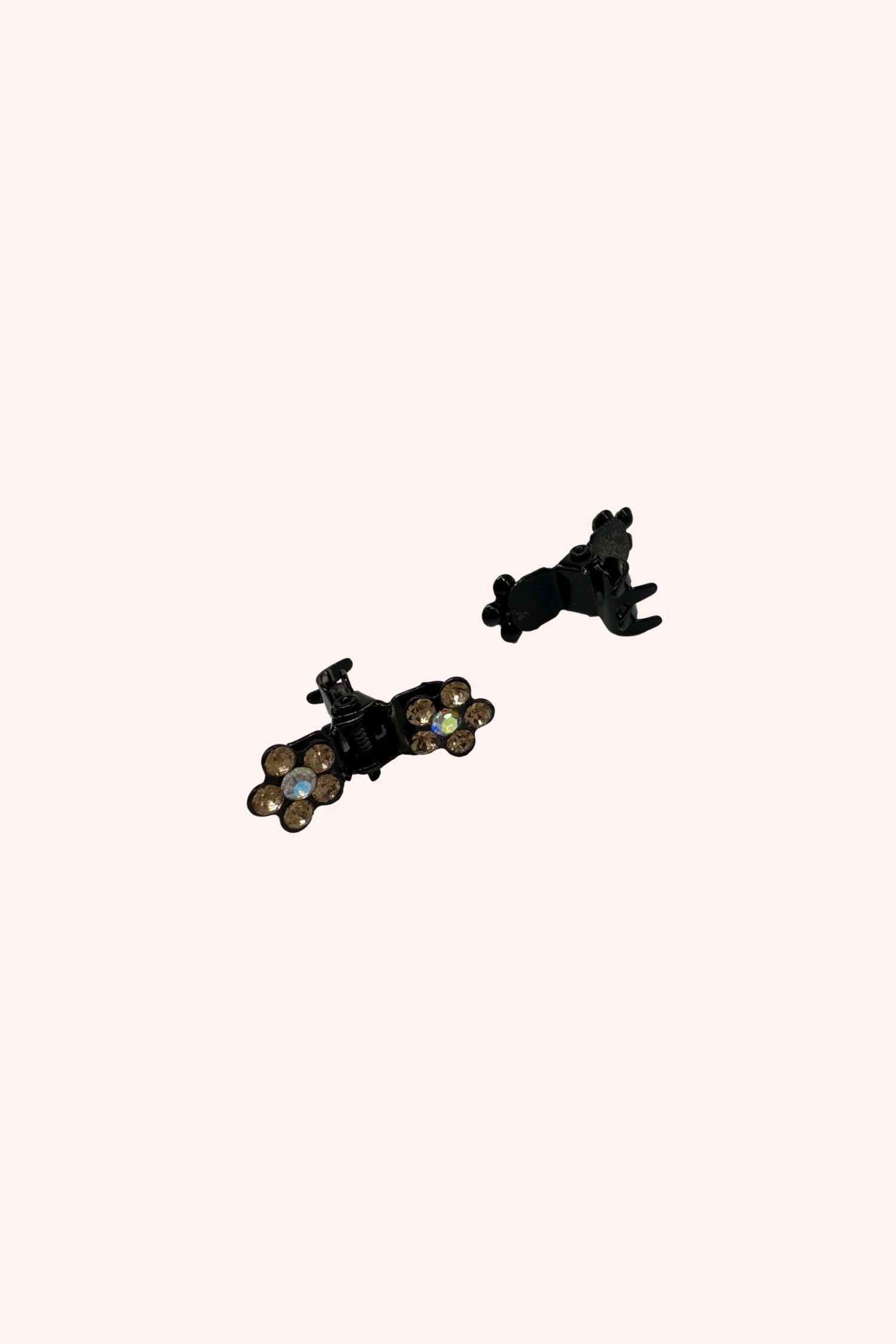 Baby Gemstone Daisy Jaw Clip Pair Gold - Anna Sui Discount