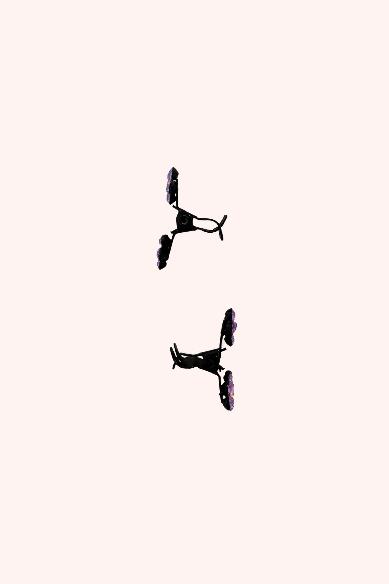 Baby Gemstone Daisy Jaw Clip Pair Gold - Anna Sui Discount