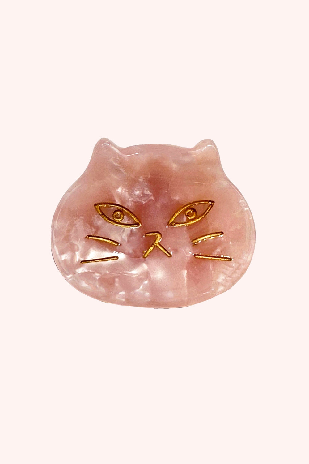 The Cat's Meow Jaw Clip Pair Pink - Anna Sui Outlet