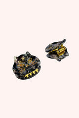 The Cat's Meow Cat Jaw Clip Pair Black Multi - Anna Sui Discount