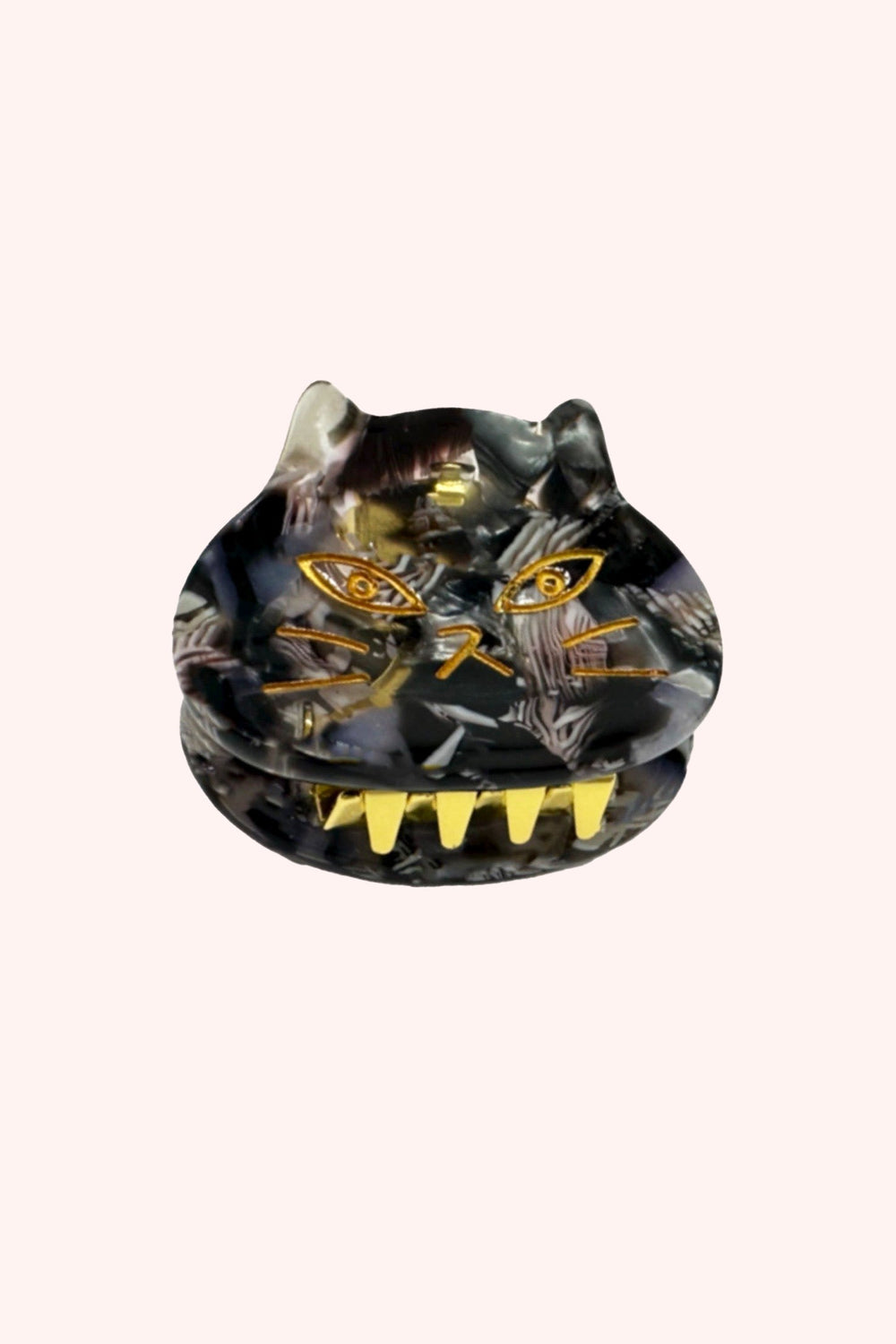 The Cat's Meow Cat Jaw Clip Pair Black Multi - Anna Sui Discount
