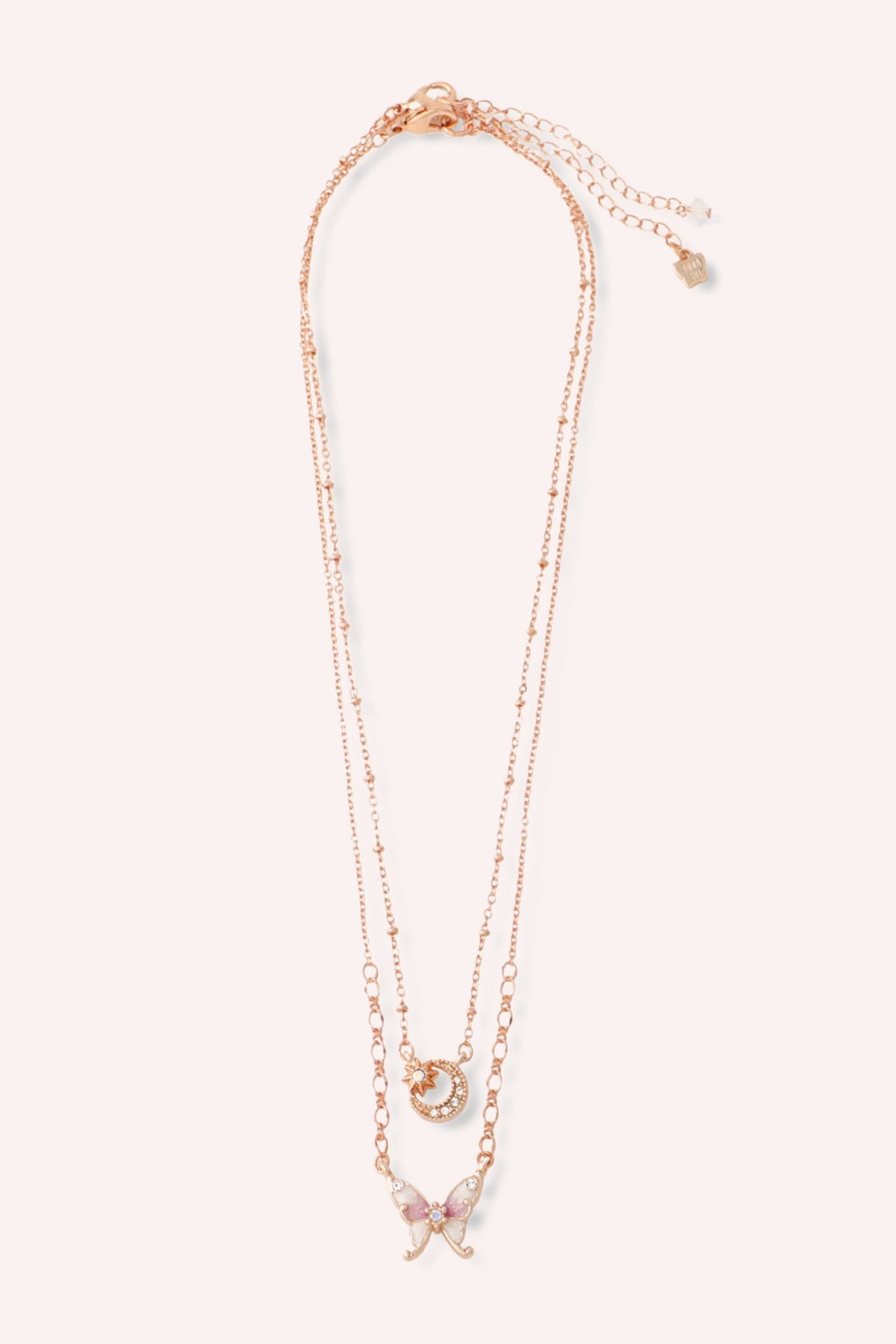Butterfly and Moon Necklace Set - Anna Sui Online