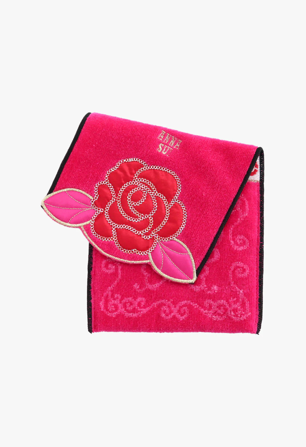 Rose Applique Pocket Washcloth - Anna Sui Outlet