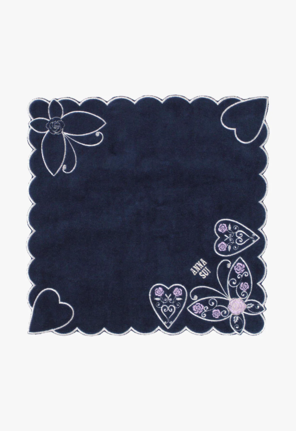 Butterfly Hearts Washcloth - Anna Sui US