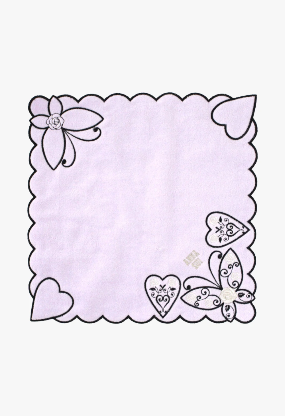 Butterfly Hearts Washcloth - Anna Sui US
