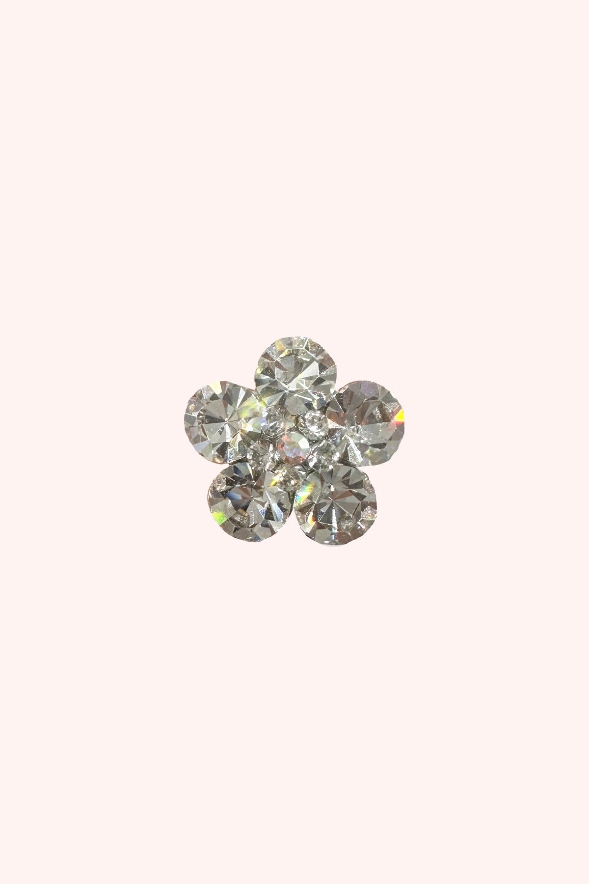 Gemstone Flower Hair Pin - Silver - Anna Sui Outlet