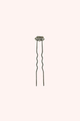 Gemstone Flower Hair Pin - Silver - Anna Sui Outlet