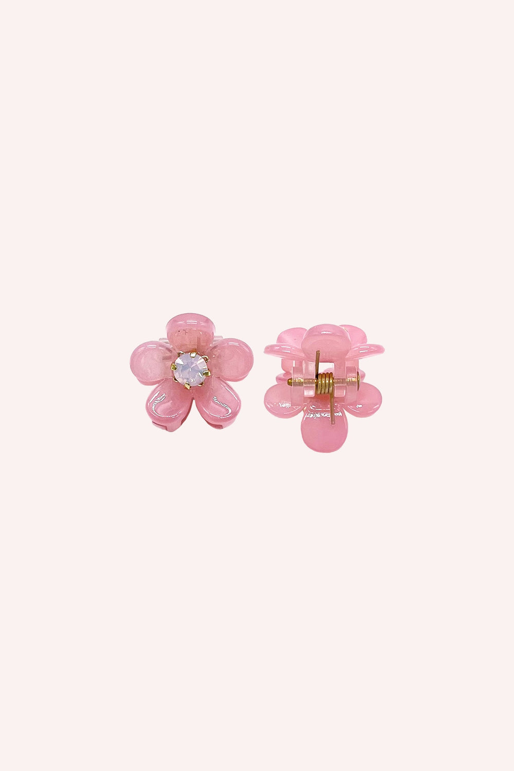 Mini Daisy Clip Pair Pink - Anna Sui Online