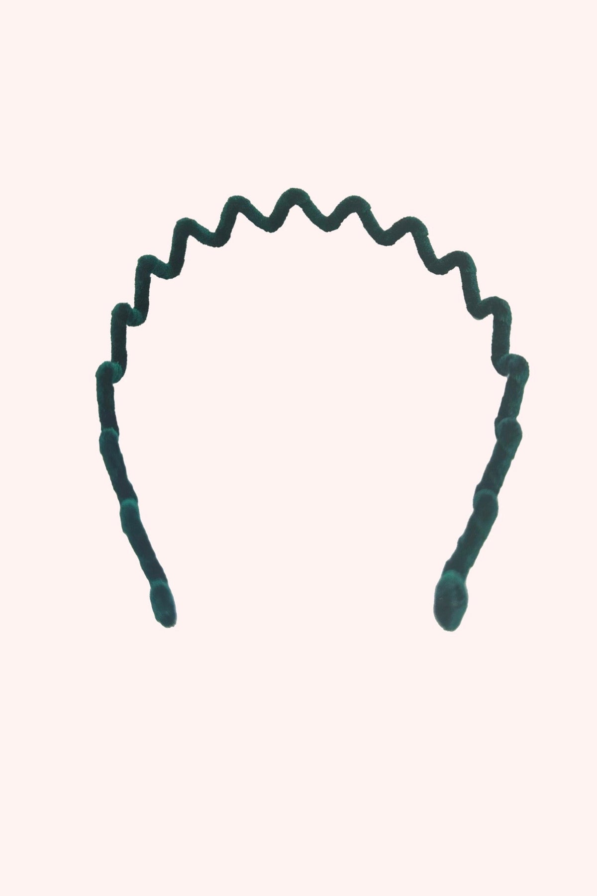 Wavy Velvet Headband Emerald - Anna Sui Sale