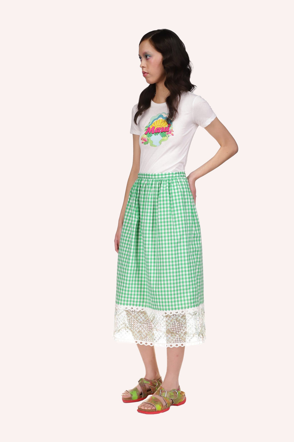 Gingham Skirt - Anna Sui US