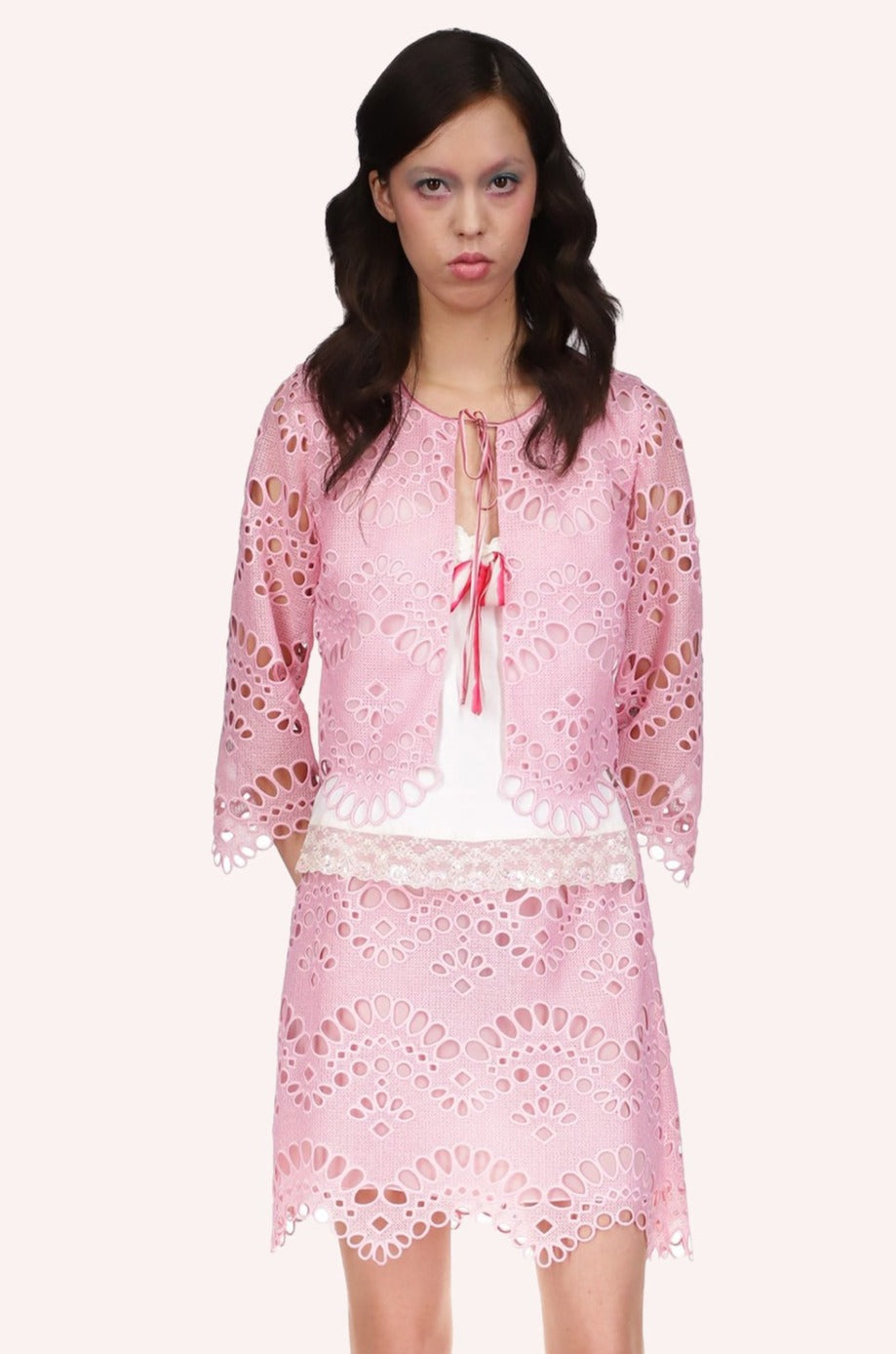 Eyelet Jacket - Anna Sui Sale